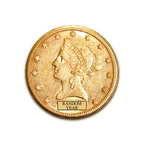 Early Gold Bullion $10 Liberty Almost Uncirculated | Golden Eagle Coins