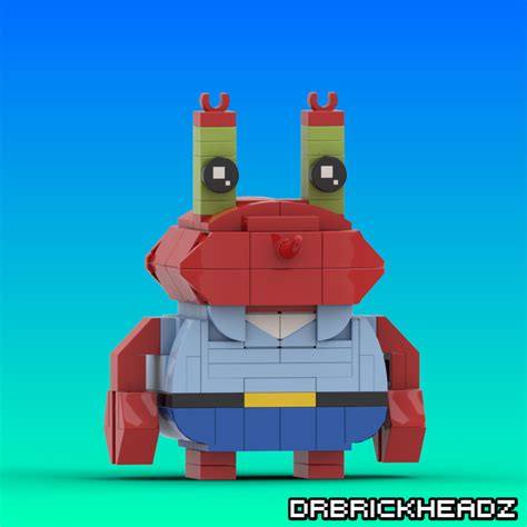 LEGO MOC Mr. Krabs (Spongebob Squarepants) Brickheadz by DrBrickheadz | Rebrickable - Build with ...