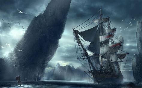 10 Latest Ghost Pirate Ship Wallpaper FULL HD 1920×1080 For PC Desktop 2024