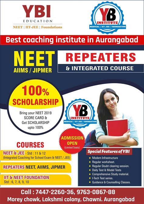 YB Institute - Best Coaching Classes in Aurangabad