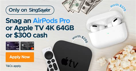 Get Latest Apple TV 4K (64GB) or S$300 Cash with Standard Chartered Credit Cards - New Customers ...