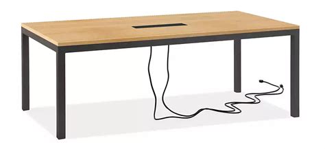 Parsons Conference Tables with Tabletop Power & Charging Outlets - - Modern Office Furniture ...