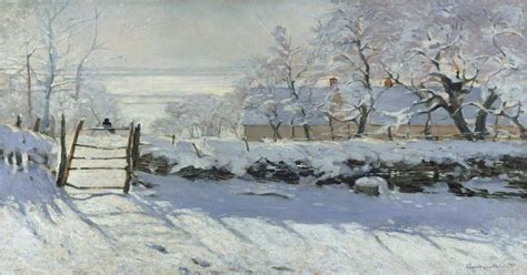 Claude Monet - The Magpie (1869) : museum