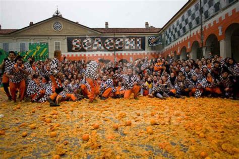 Battle of the Oranges. Ivrea, Italy. | Italy, Cool places to visit, Event