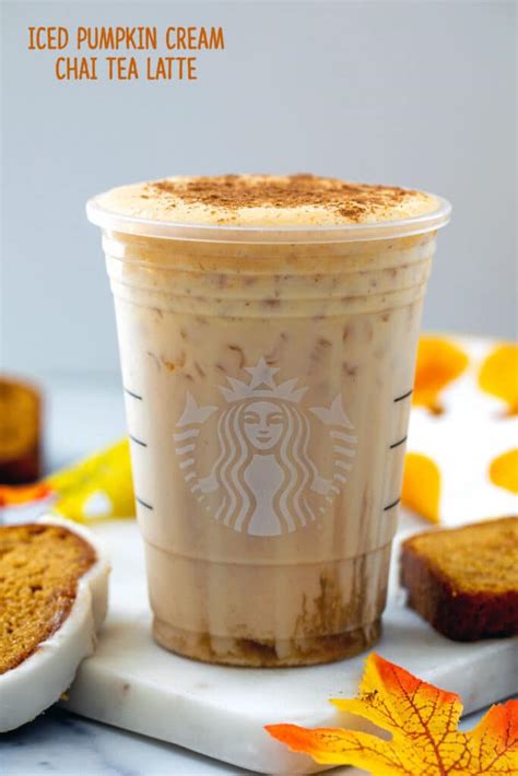 Iced Pumpkin Cream Chai Tea Latte {Starbucks Copycat Recipe}