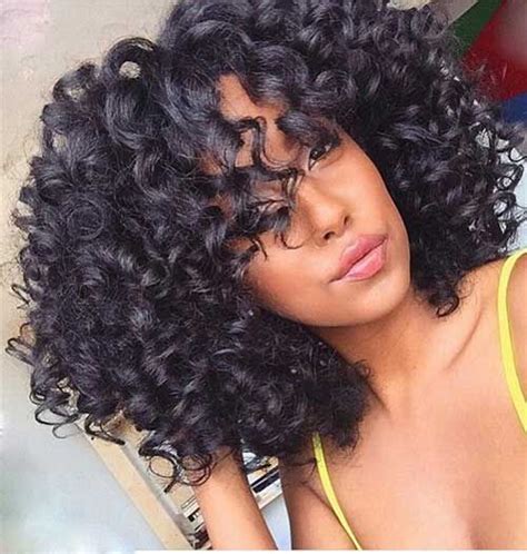 Tight Curly Weave Hairstyles