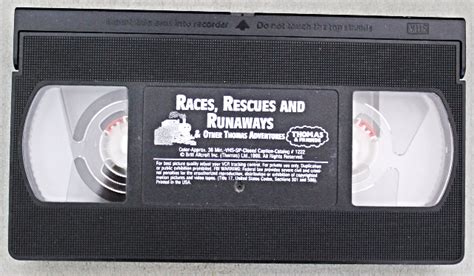 Thomas And Friends Races Rescues and Runaways VHS Tape - VHS Tapes