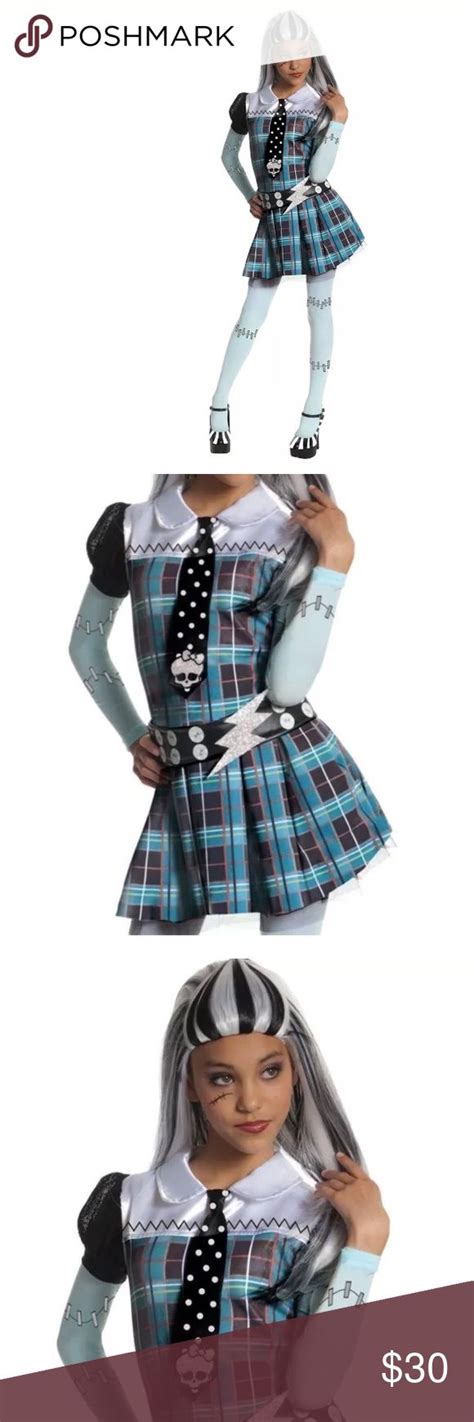 Frankie Stein Monster High Girls Halloween Costume in 2022 | Fancy ...