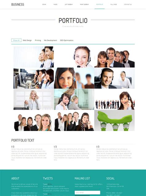 Business HTML Template - Business - Website Templates - DreamTemplate