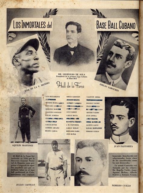 CubanBéisbol: Cuban Baseball Hall of Fame's first nine classes includes ...