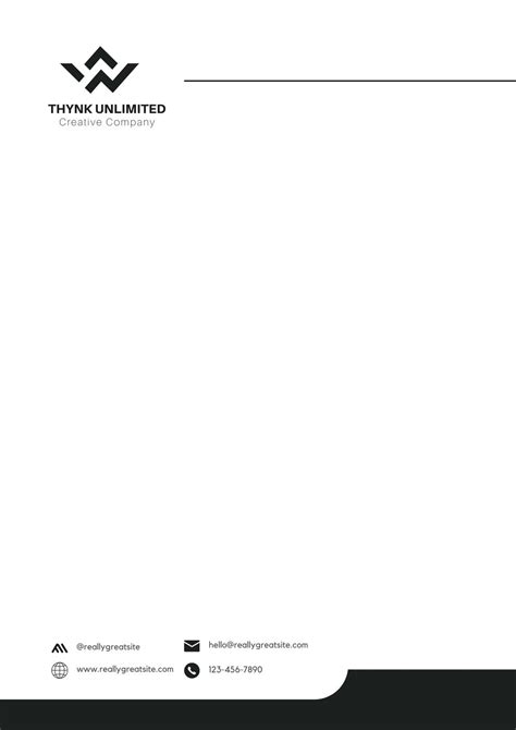 Blank Letterhead Samples