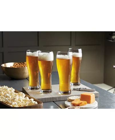 Lenox Tuscany Craft Beer Wheat Beer Glasses, Set of 4 - Macy's | Beer ...