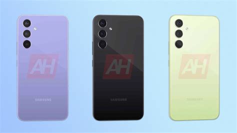 Samsung Galaxy A54 5G's colors and storage variants leak - SamMobile