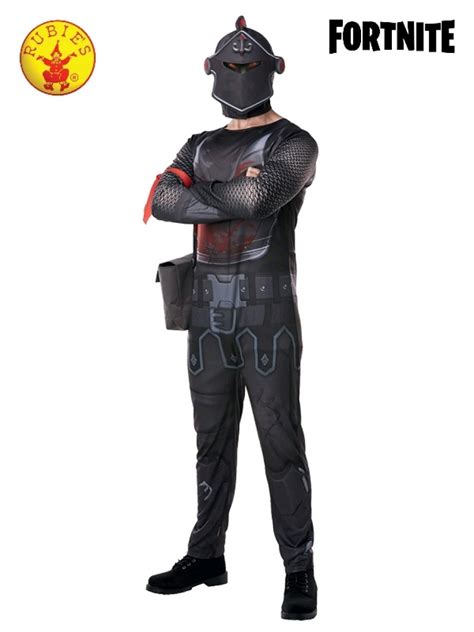 Mens Official Black Knight Fortnite Gaming Costume Outfit - Cosplay Costume - Cosplay & Anime ...