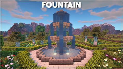 Minecraft: How to Build a Fountain [Tutorial] 2020 - YouTube