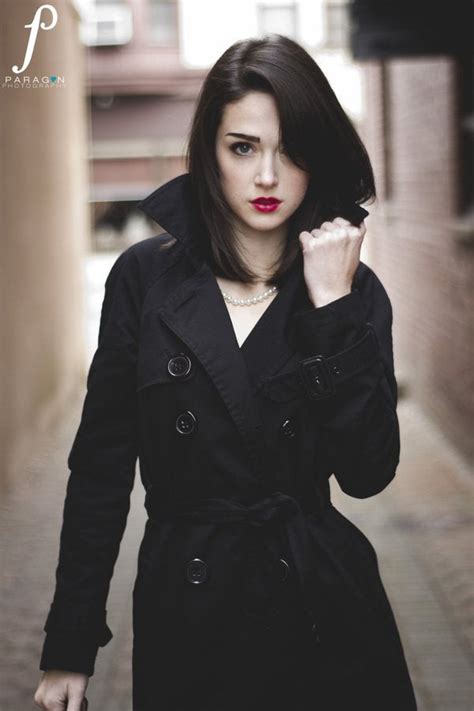 Nicole Weaver in a black coat : gentlemanboners