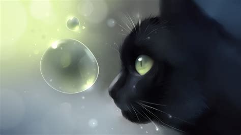 Free download Showing Gallery For Cute Anime Black Cat Wallpaper ...