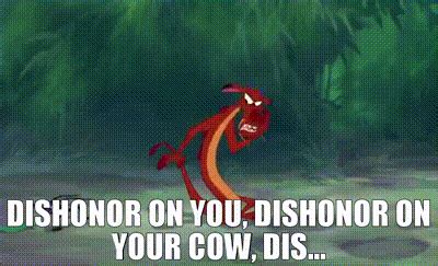 Mulan Mushu Meme Dishonor