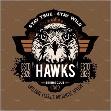 Hawks head logo Template, Hawk – MasterBundles