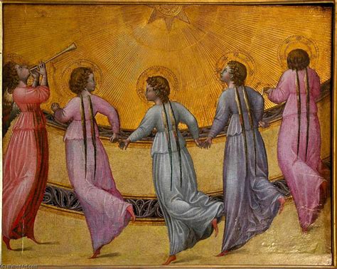 Museum Art Reproductions Five Dancing Angels, 1436 by Giovanni Di Paolo ...