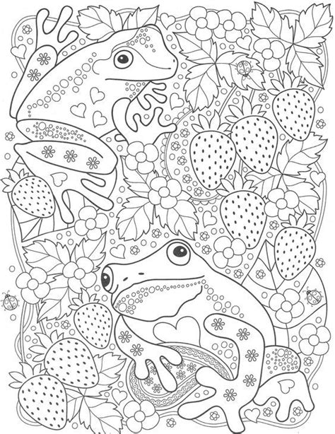 Pin by Barbara on coloring frog | Frog coloring pages, Mandala coloring ...