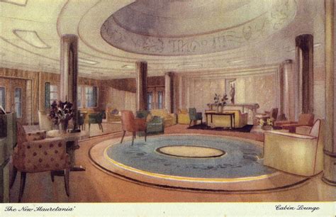 Cabin Lounge - the Mauretania | Rms mauretania, Luxury cruise ship, Cruise ships interior