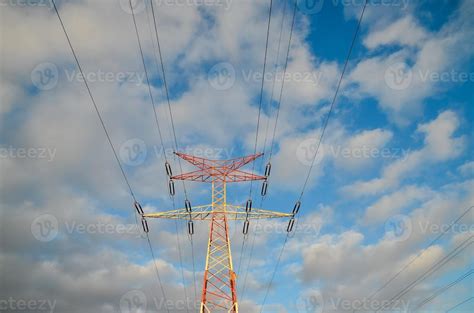 Electricity power pylon 22017306 Stock Photo at Vecteezy