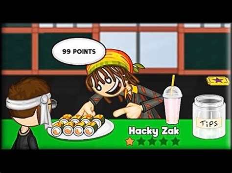 Papa's Sushiria - Game Preview (first day tutorial) - YouTube