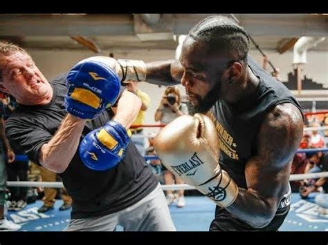 Deontay Wilder Training Camp Over: Deontay Wilder's Power Injures His Trainer - YouTube