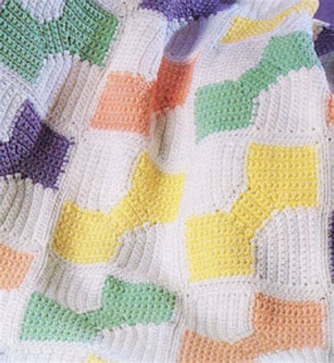 Bows Blanket Crochet Patterns Multicolored Baby Afghan - Etsy