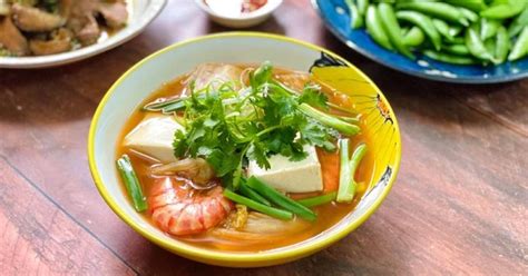 Cách Làm Món Canh Kim Chi Nấu Tôm của Rose Truong - Cookpad