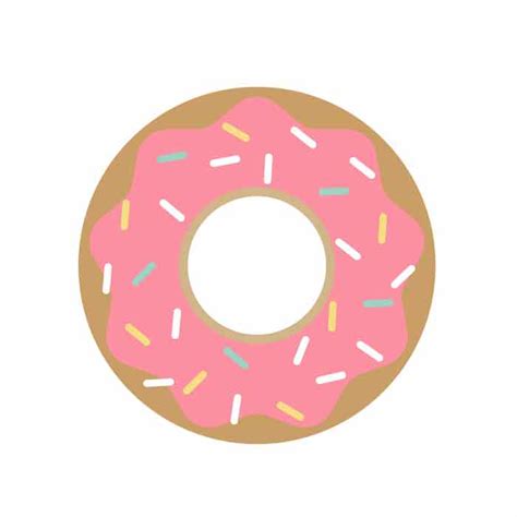 Doughnut Svg Donut Clipart Svg Files For Cricut Design Png Donut SVG Cake SVG Silhouette ...