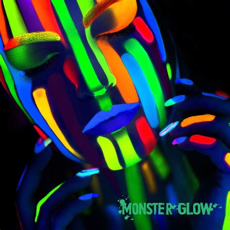 Buy Monster Glow UV Neon Face & Body Paint Stick (6 Pack) face paint, uv body paint, face ...