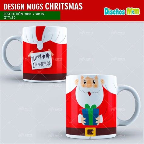 Sublimation templates psd merry christmas for mug design etsy – Artofit