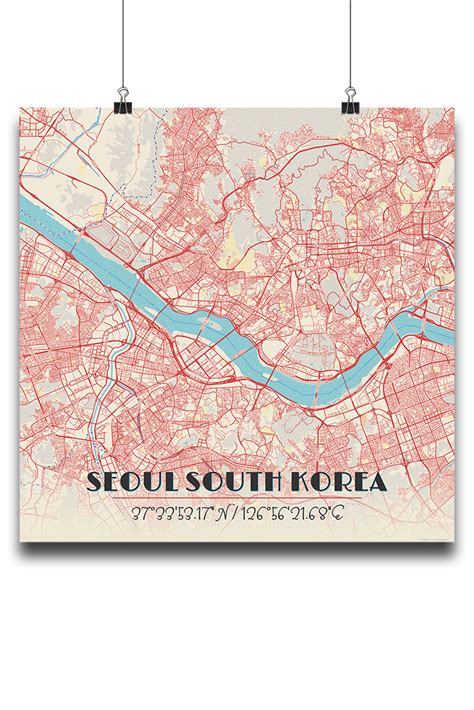 Map Of Seoul South Korea