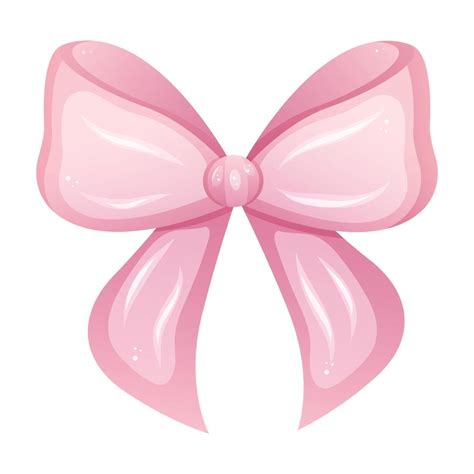 Pink bow. Design element in cartoon style 15793901 Vector Art at Vecteezy