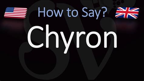 How to Pronounce Chyron? (CORRECTLY) - YouTube