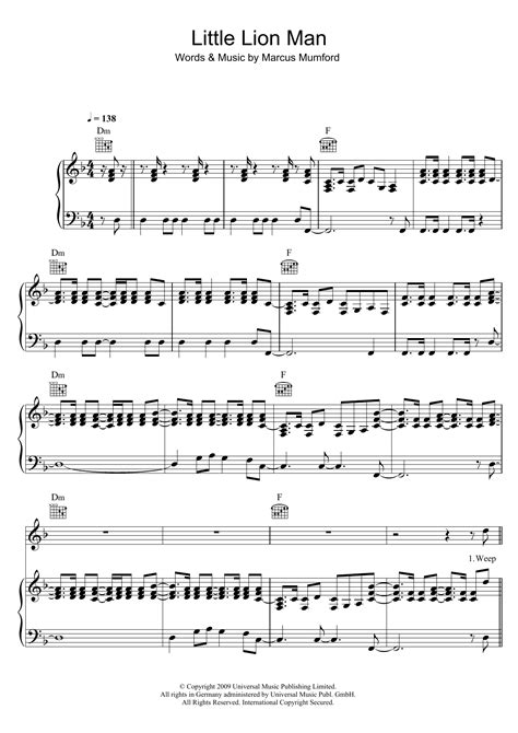 Little Lion Man | Sheet Music Direct