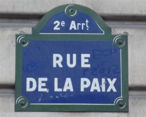 Rue de la Paix - Contrepèterie & solution