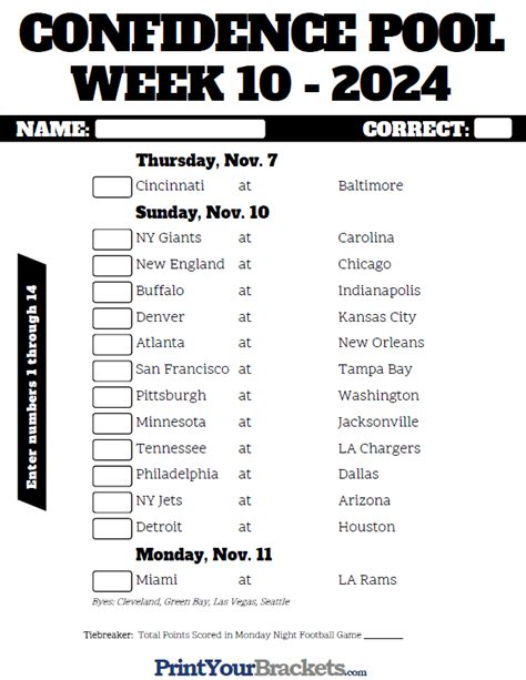 Printable Nfl Week 2 Schedule Pick Em Pool 2017 | Autos Post