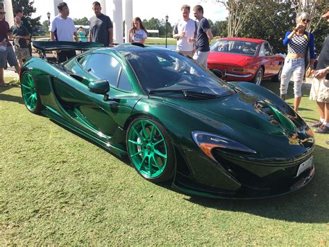 Full green carbon Mclaren P1 : r/carporn