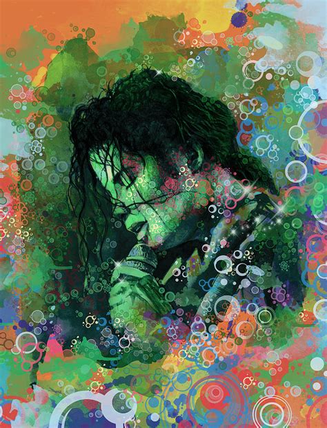 Michael Jackson 15 Painting by Bekim Art