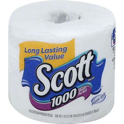 Scott 1000 Sheets Per Roll Unscented Bathroom Tissue | Buehler's