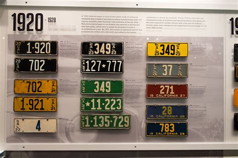 California License Plates 1920-1928 | In 1920 California beg… | Flickr