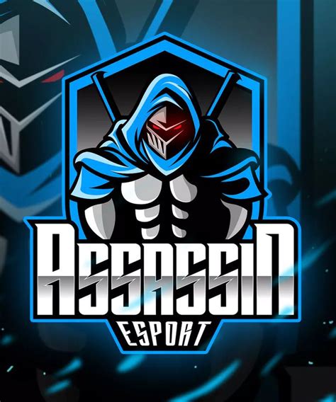 Assassin - Mascot & Logo Esport Template AI, EPS. Download Logo Design Inspiration, Design ...