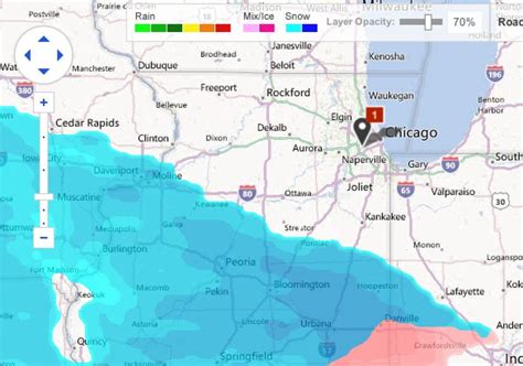 UPDATED: Follow the Midwest Storm with Our Weather Map Radar | Wheaton, IL Patch