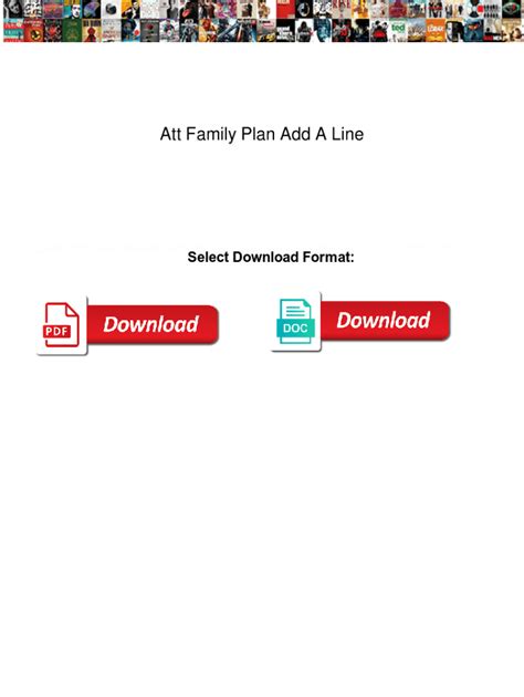 Fillable Online Att Family Plan Add A Line. Att Family Plan Add A Line groped Fax Email Print ...