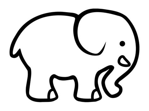 Elephant Outline 4 SVG Elephant SVG Elephant Outline - Etsy