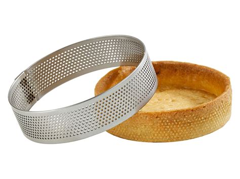 2 Packs 5cm Stainless Steel Tart Ring, Heat-resistant Perforated Cake Jiujiuso 2021年新作入荷