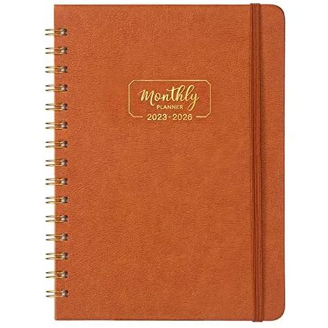 2023-2026 MONTHLY PLANNER - 3 Year Monthly Planner from July 2023 to June Brown $23.98 - PicClick
